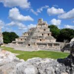 Proyección mundial a las zonas arqueológicas de Edzná y Xcalumkín, en Campeche