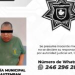 Detiene Policía de Chiautempan a sujeto por presunto acoso sexual 