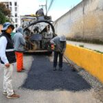 AYUNTAMIENTO DE TLAXCALA REALIZA ACCIONES DE BACHEO EN TIZATLÁN